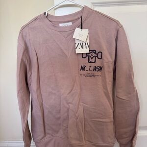 Zara Pink sweatshirt